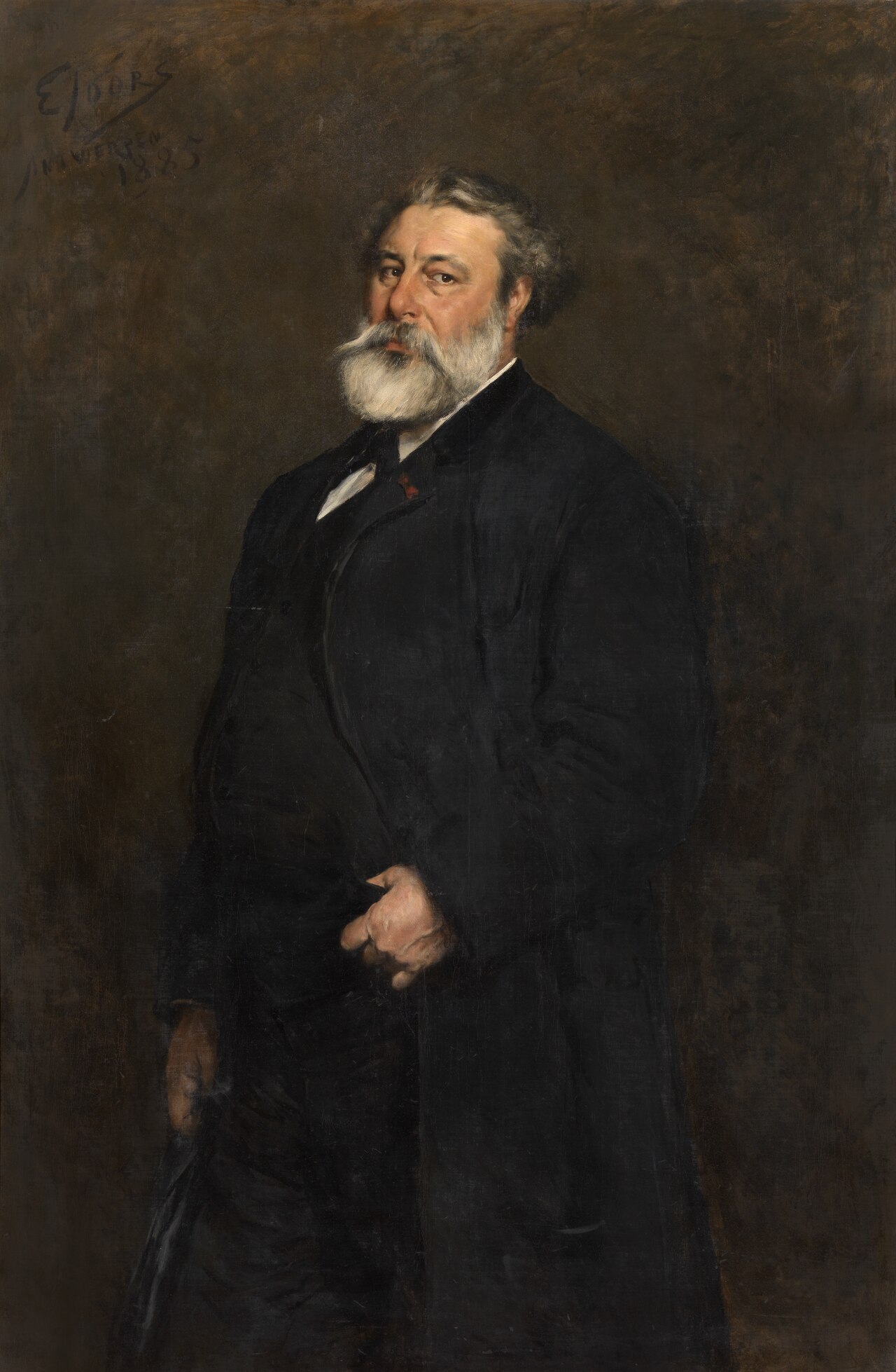 The Painter Henri François Schaefels by Eugène Joors