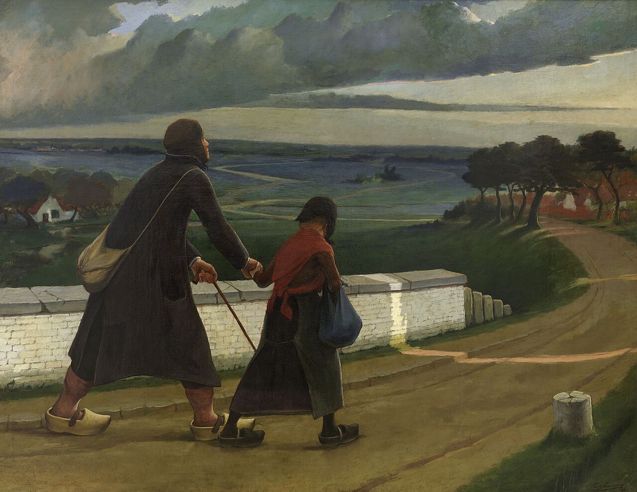 The blind one by Eugène Laermans