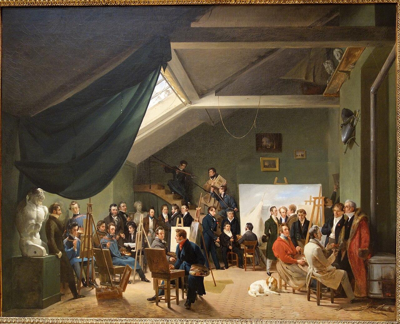 The Artist's Studio by Eugène Le Poittevin