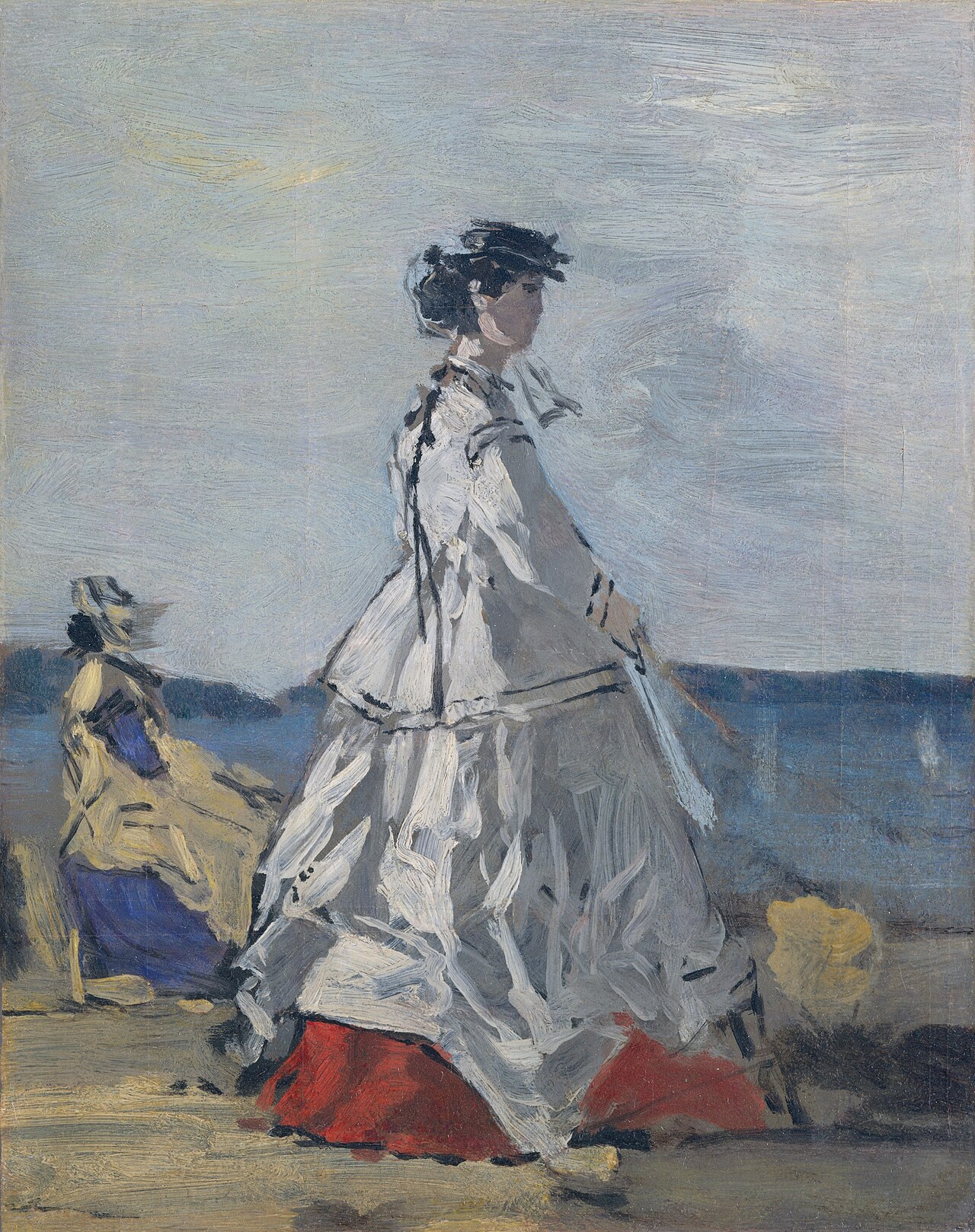 Princess Pauline Metternich (1836–1921) on the Beach by Eugène Louis Boudin