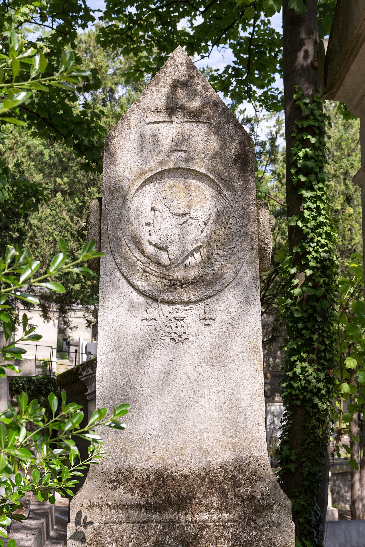 Grave of Panseron by Eugène-Louis Lequesne