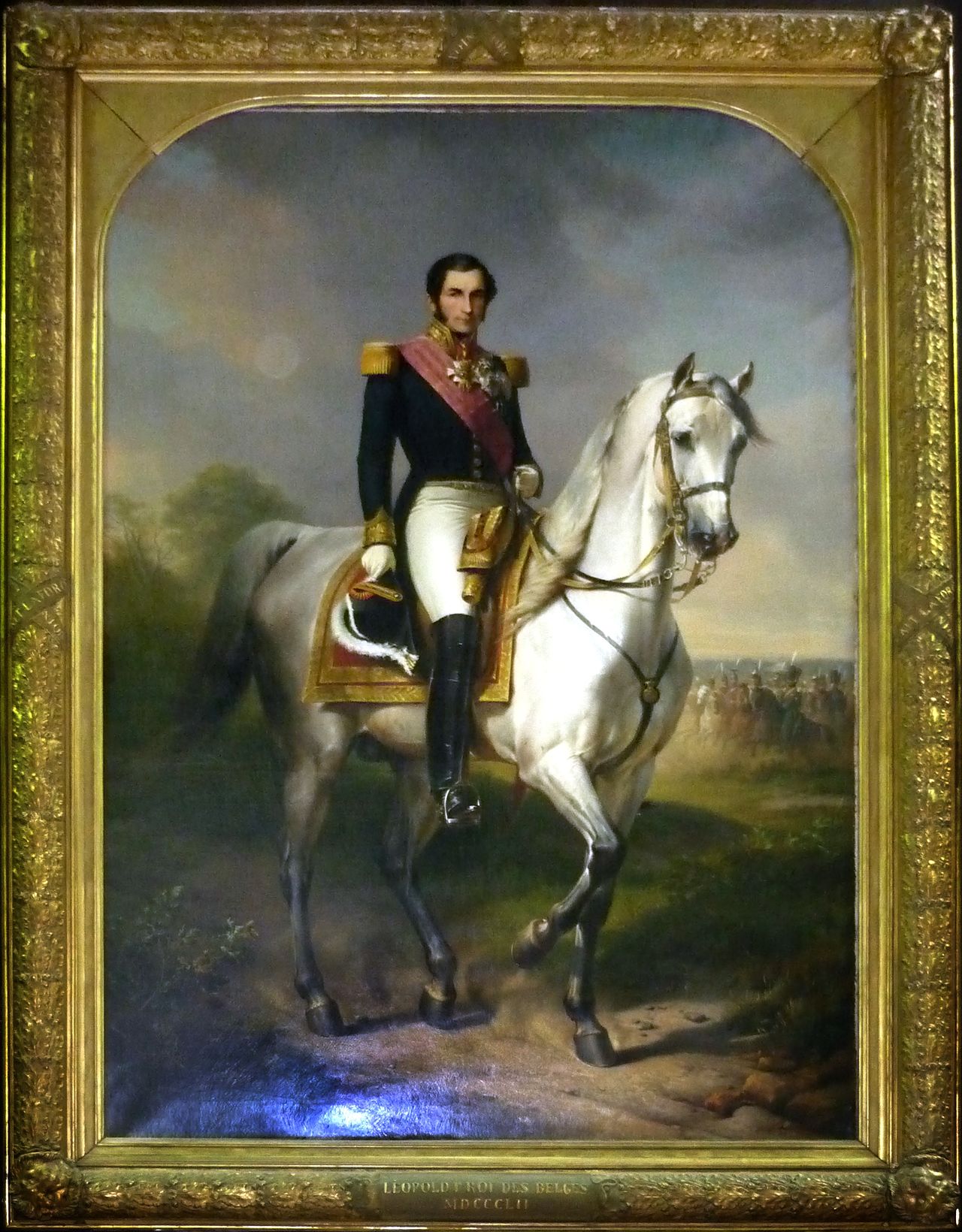 Leopold I King of the Belgians by Eugène Verboeckhoven