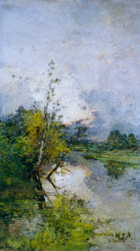 Landscape with Pond by Eugenio Gignous