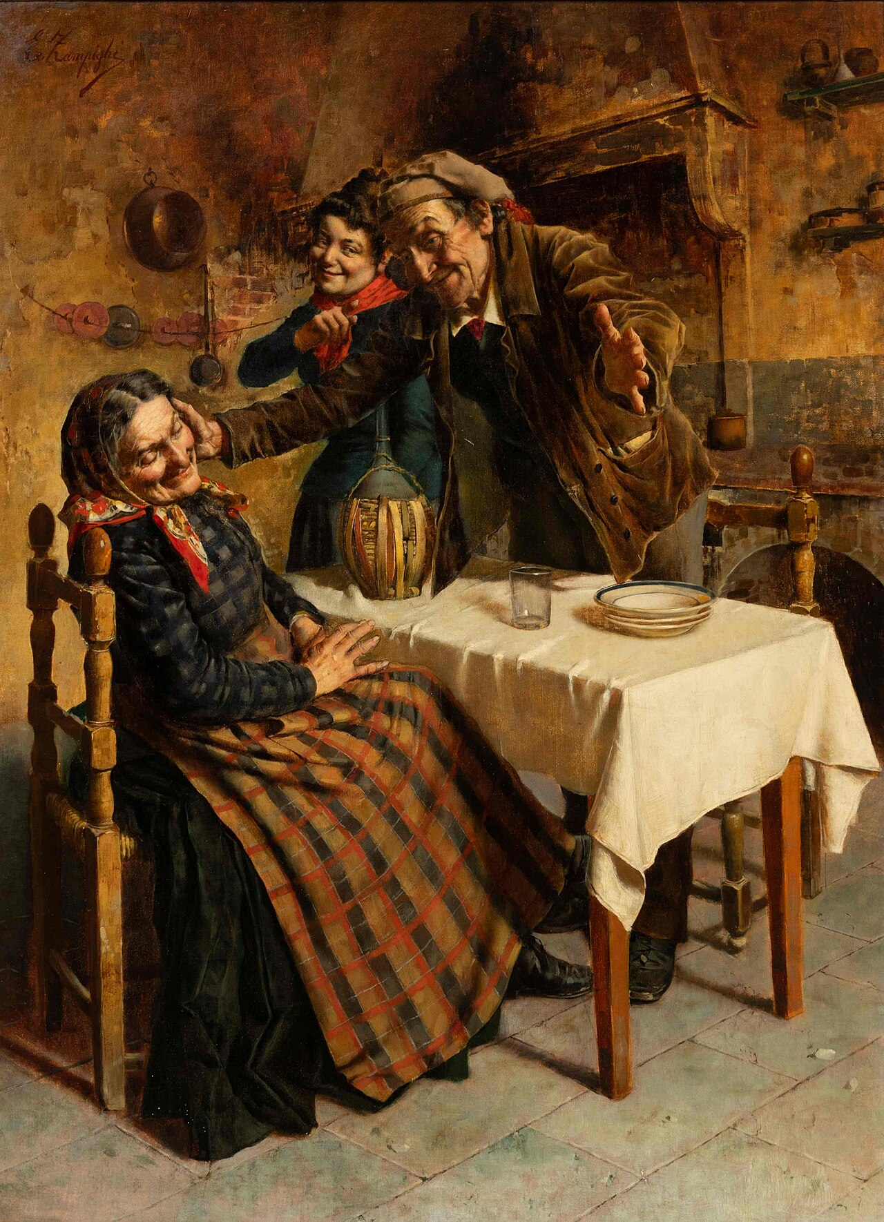 The Admirer by Eugenio Zampighi