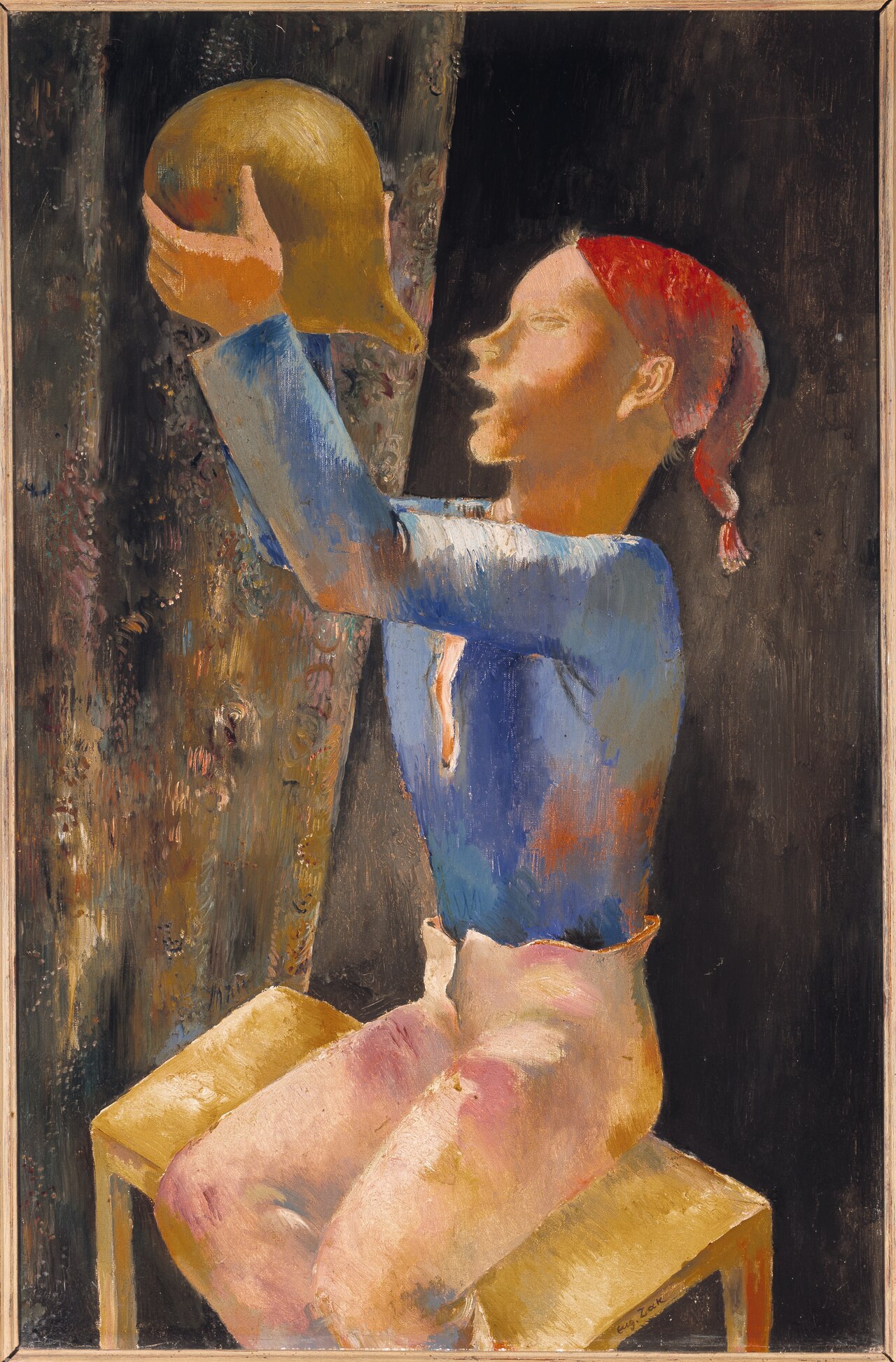 The young drinker by Eugeniusz Zak
