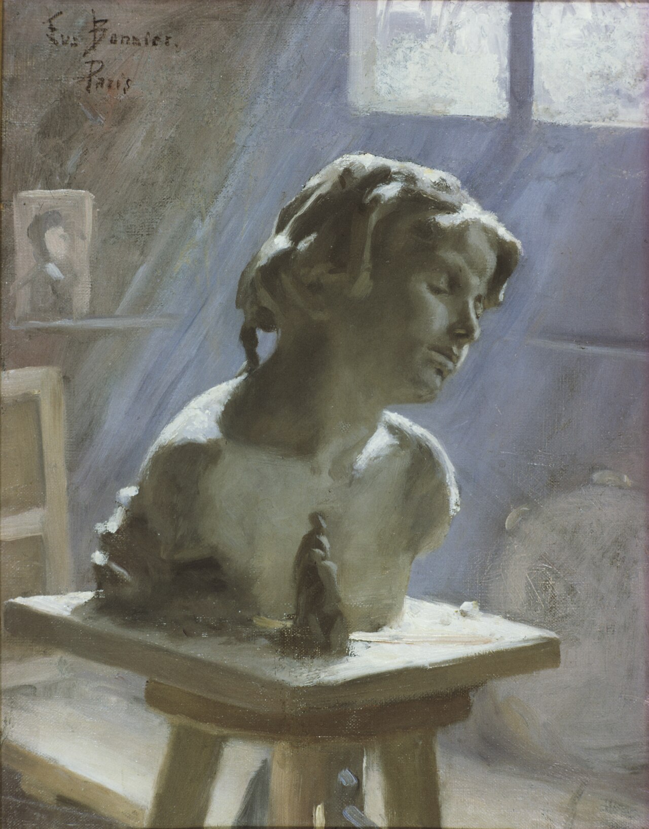 Interior of a Studio in Paris by Eva Bonnier