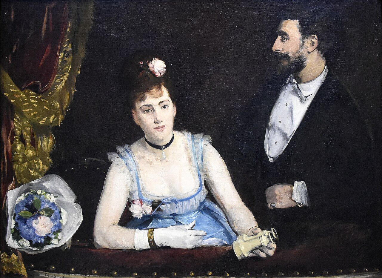 A Box at the Theatre des Italiens by Eva Gonzalès