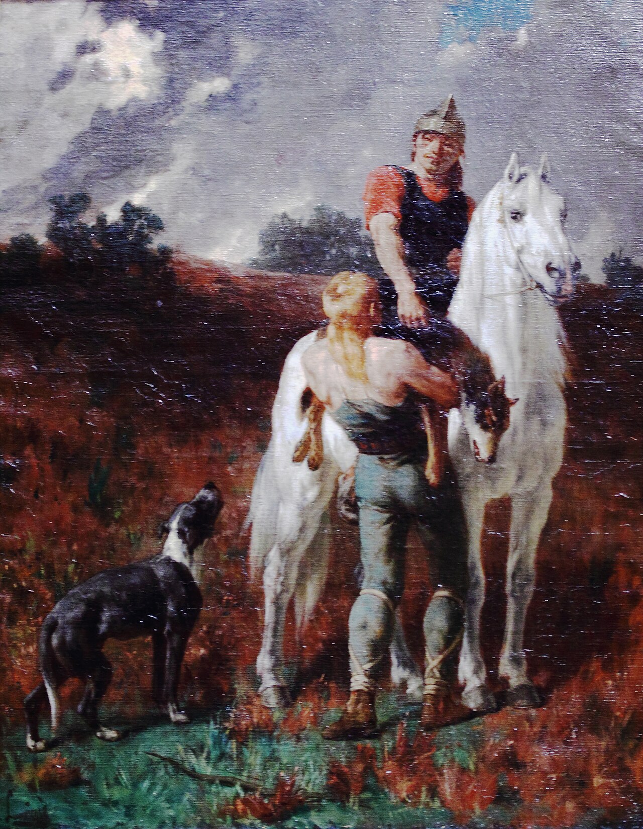 Gaul Returning from Hunting by Évariste-Vital Luminais