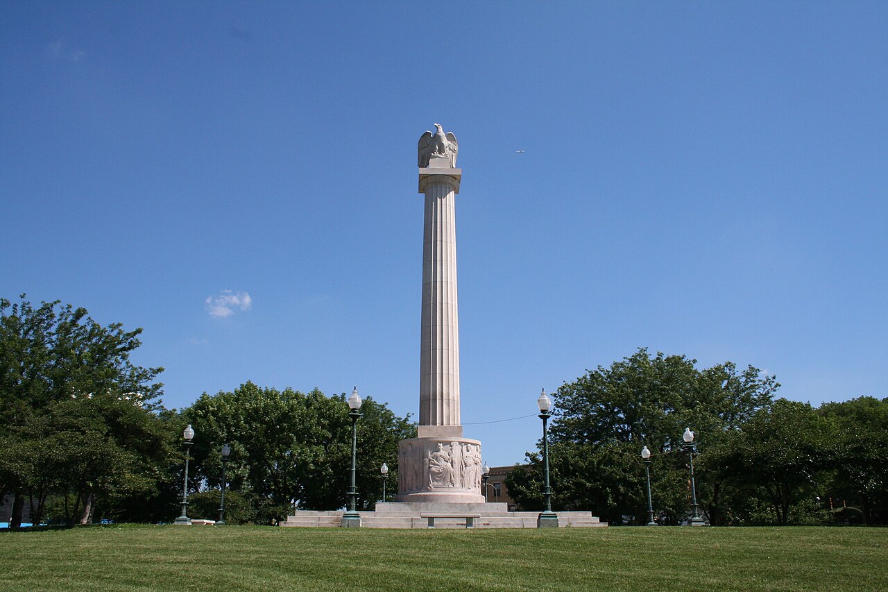 Illinois Centennial Monument by Evelyn Beatrice Longman