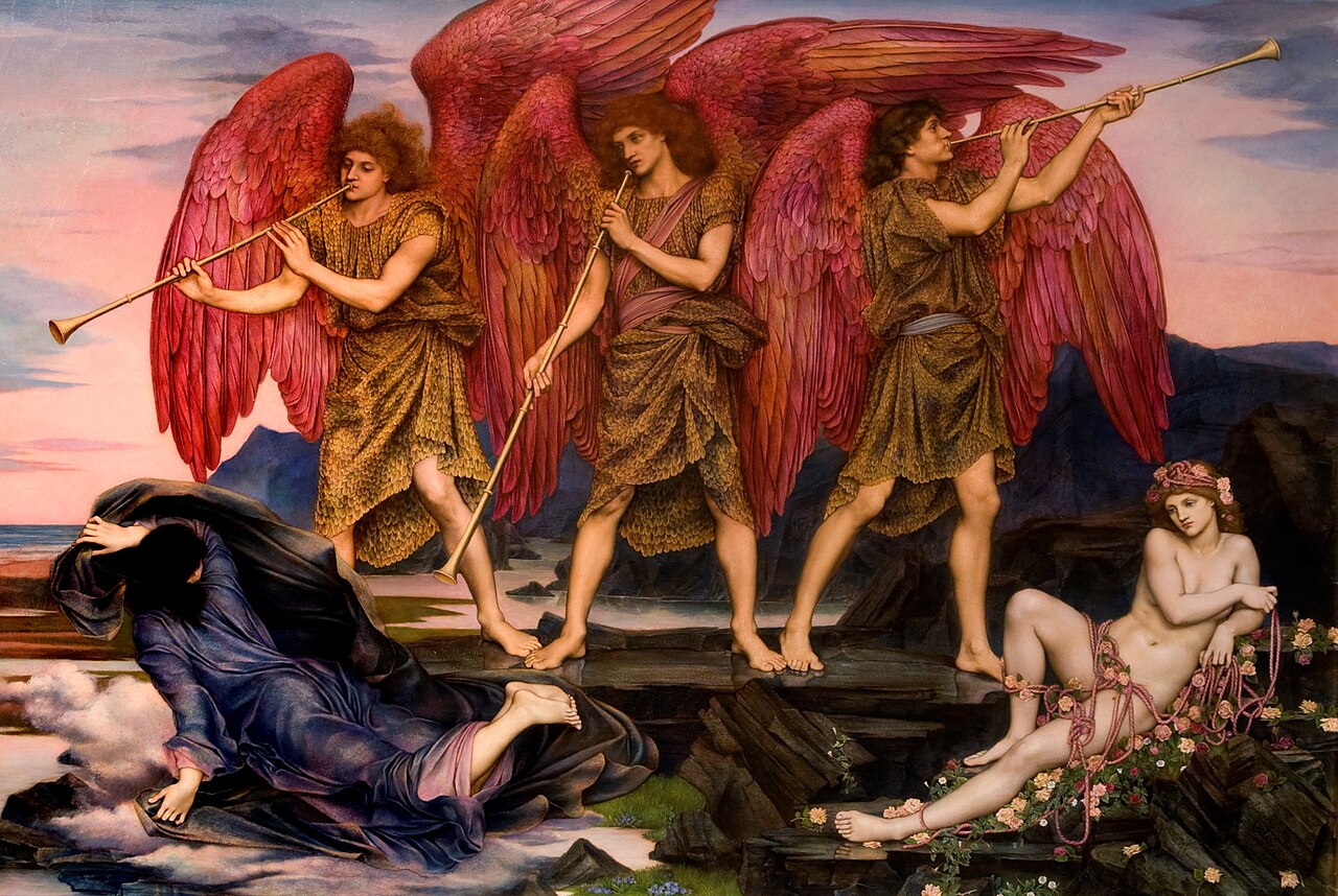 Aurora Triumphans by Evelyn De Morgan