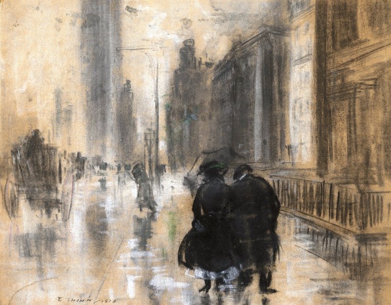 Fifth Avenue by Everett Shinn