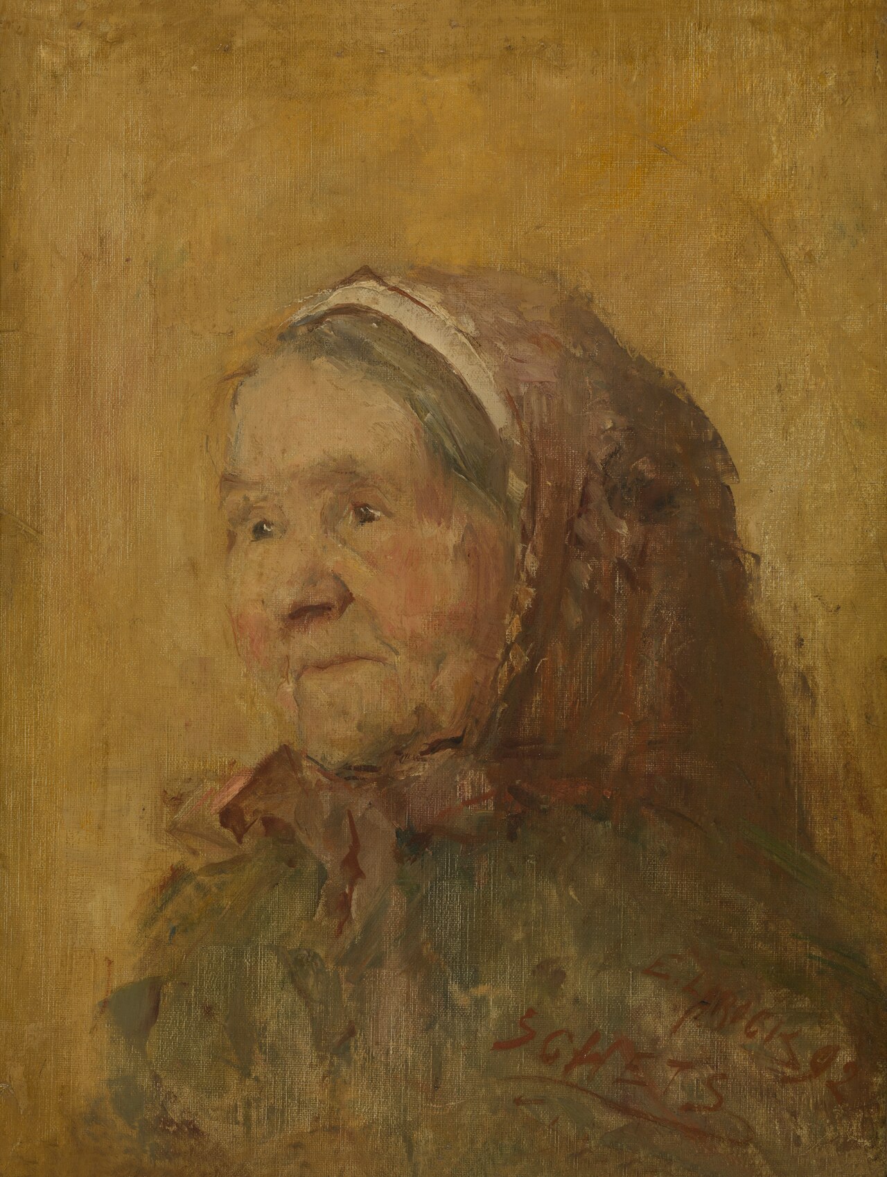 An Old Woman by Evert Larock