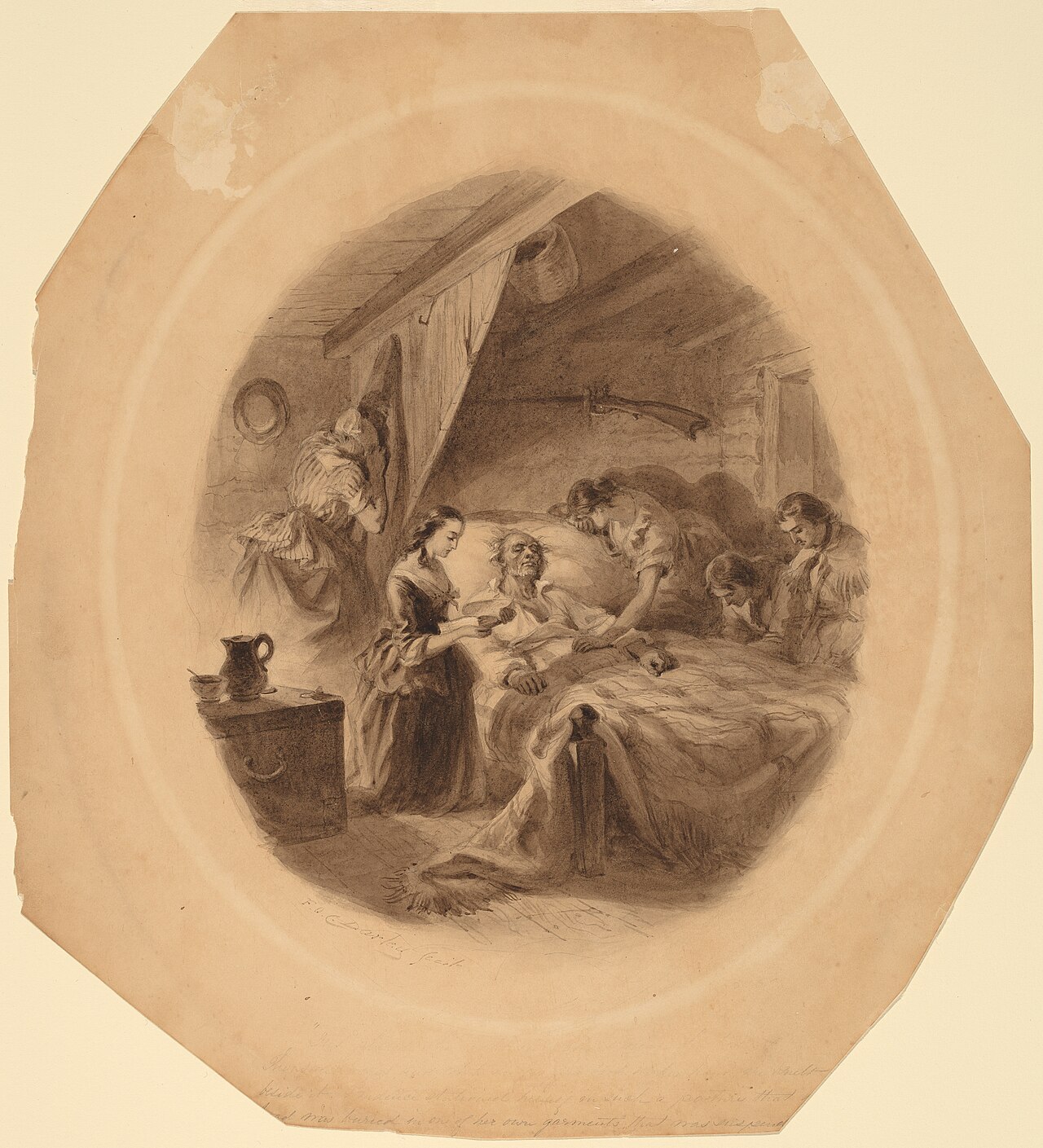 The Squatter's Death by F. O. C. Darley
