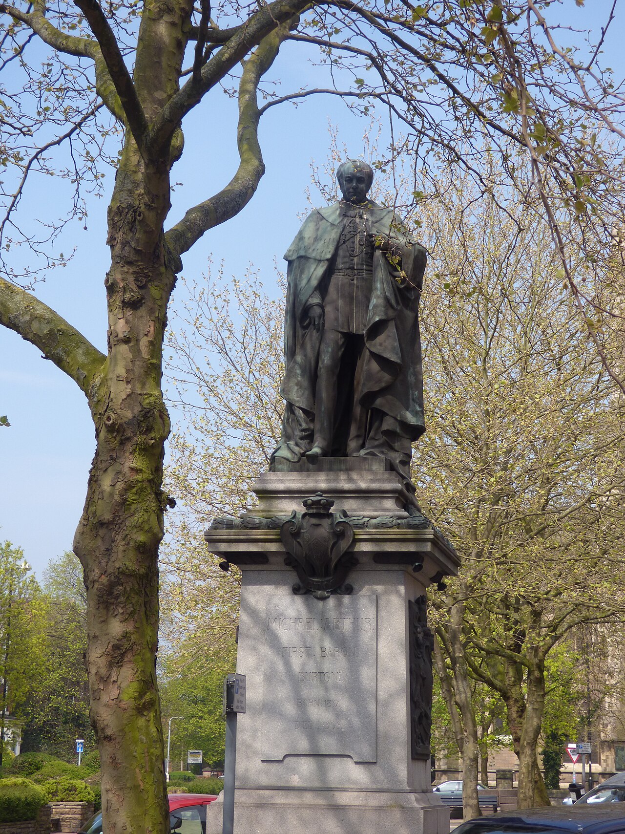 Statue of Michael Arthur Bass by F. W. Pomeroy