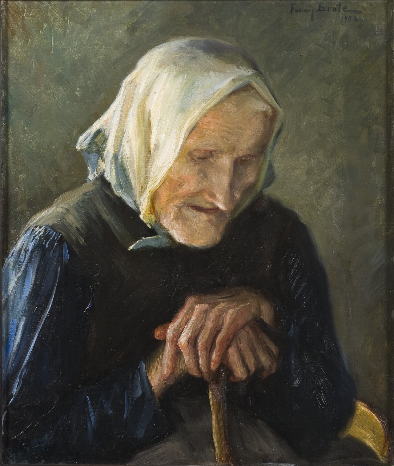 The Old Blind Woman by Fanny Brate