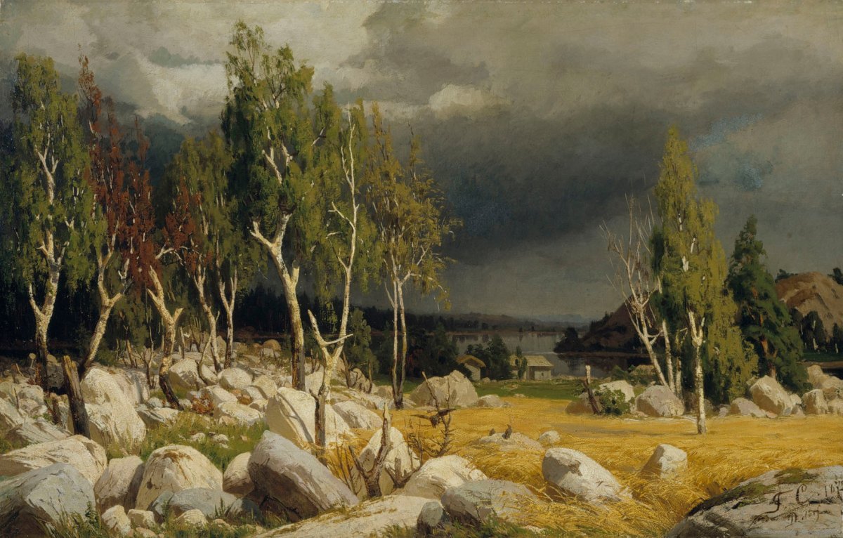 A Clearing, Uusimaa Landscape by Fanny Churberg