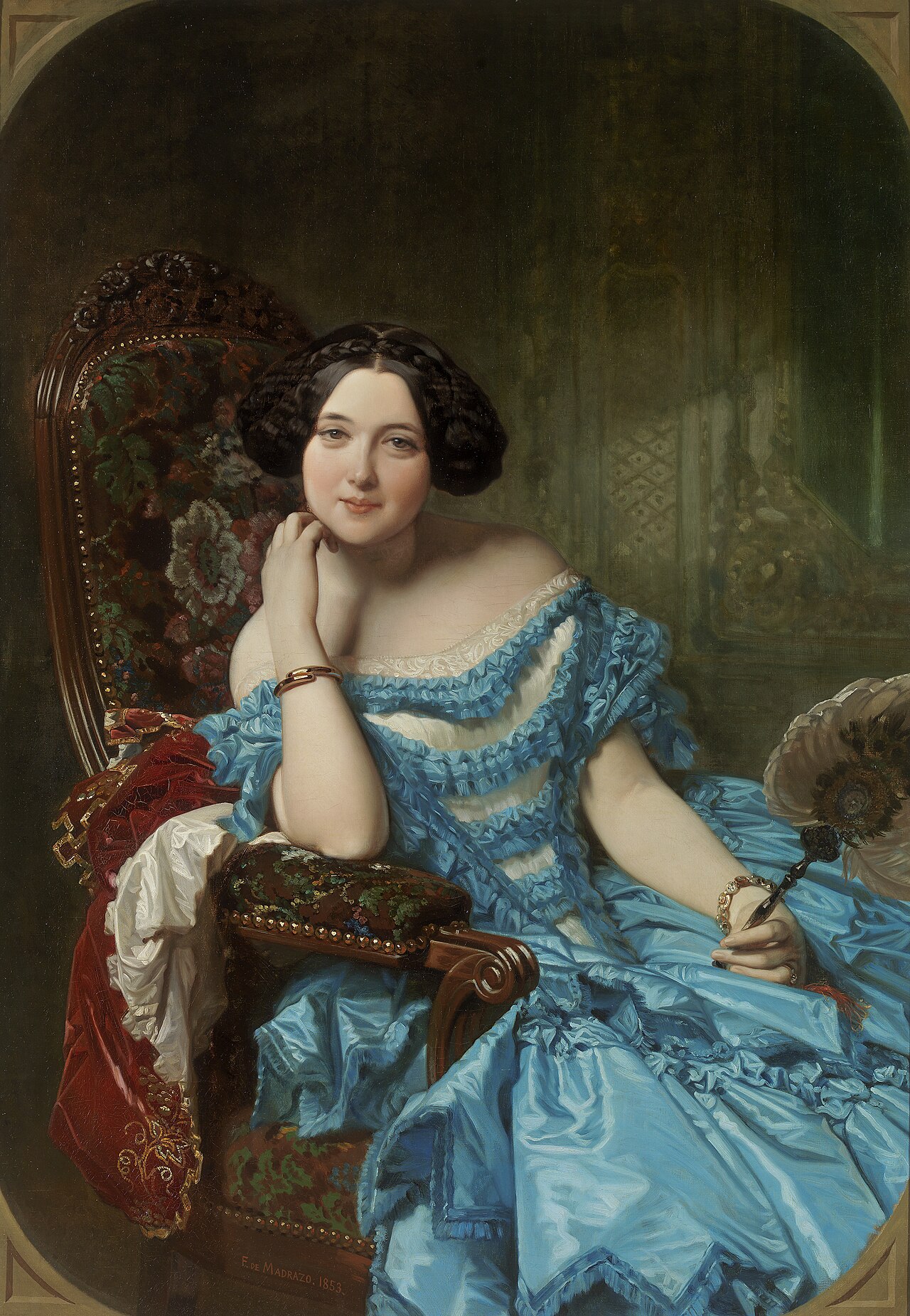 Amalia de Llano y Dotres, Countess of Vilches by Federico de Madrazo y Kuntz