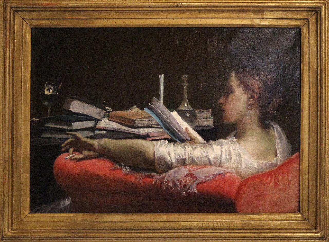 The Reader by Federico Faruffini