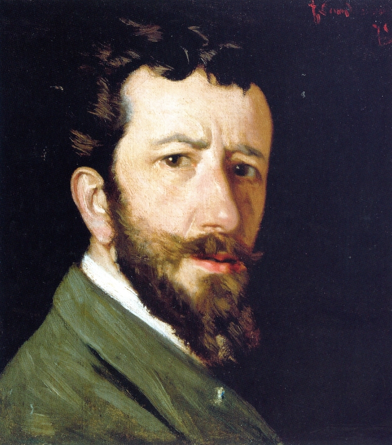 Self portrait by Federico Zandomeneghi