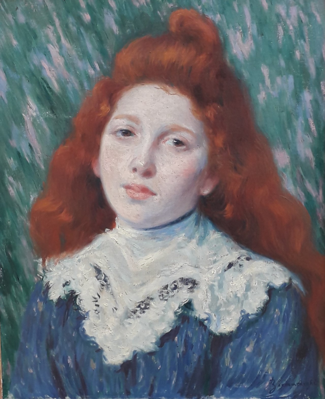 White-collar girl by Federico Zandomeneghi