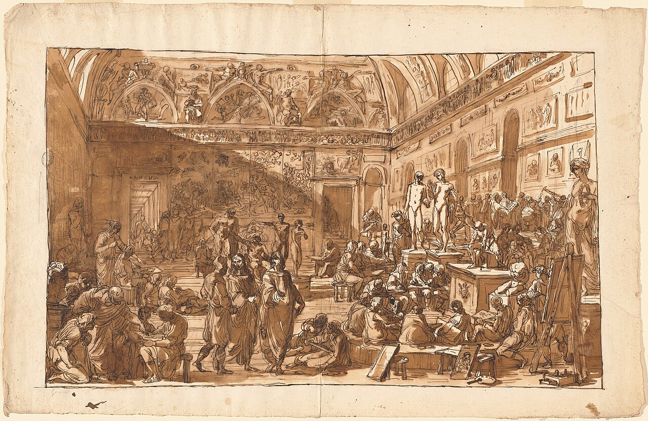 The School of Rome by Felice Giani