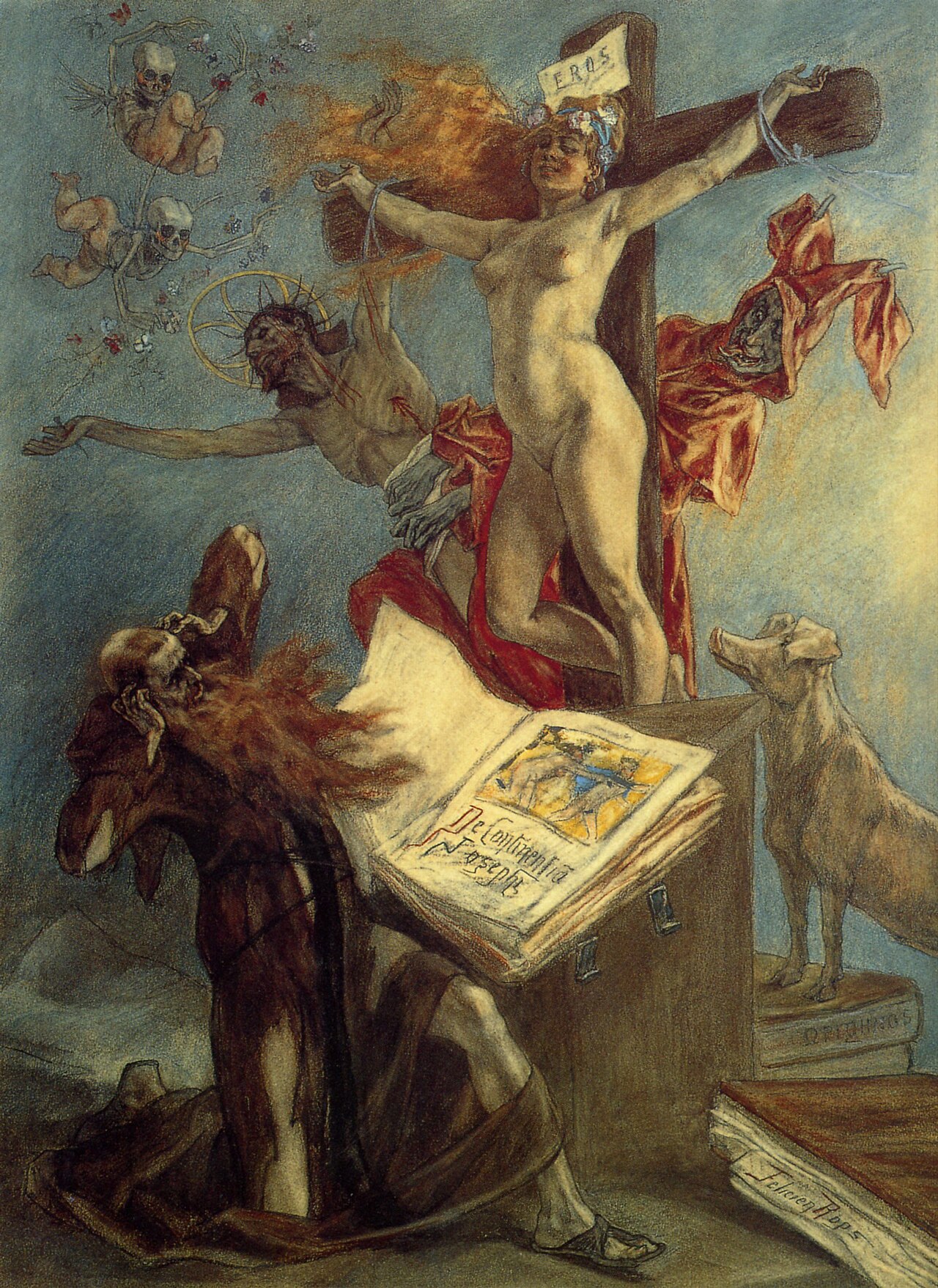 The Temptation of St Anthony by Félicien Rops