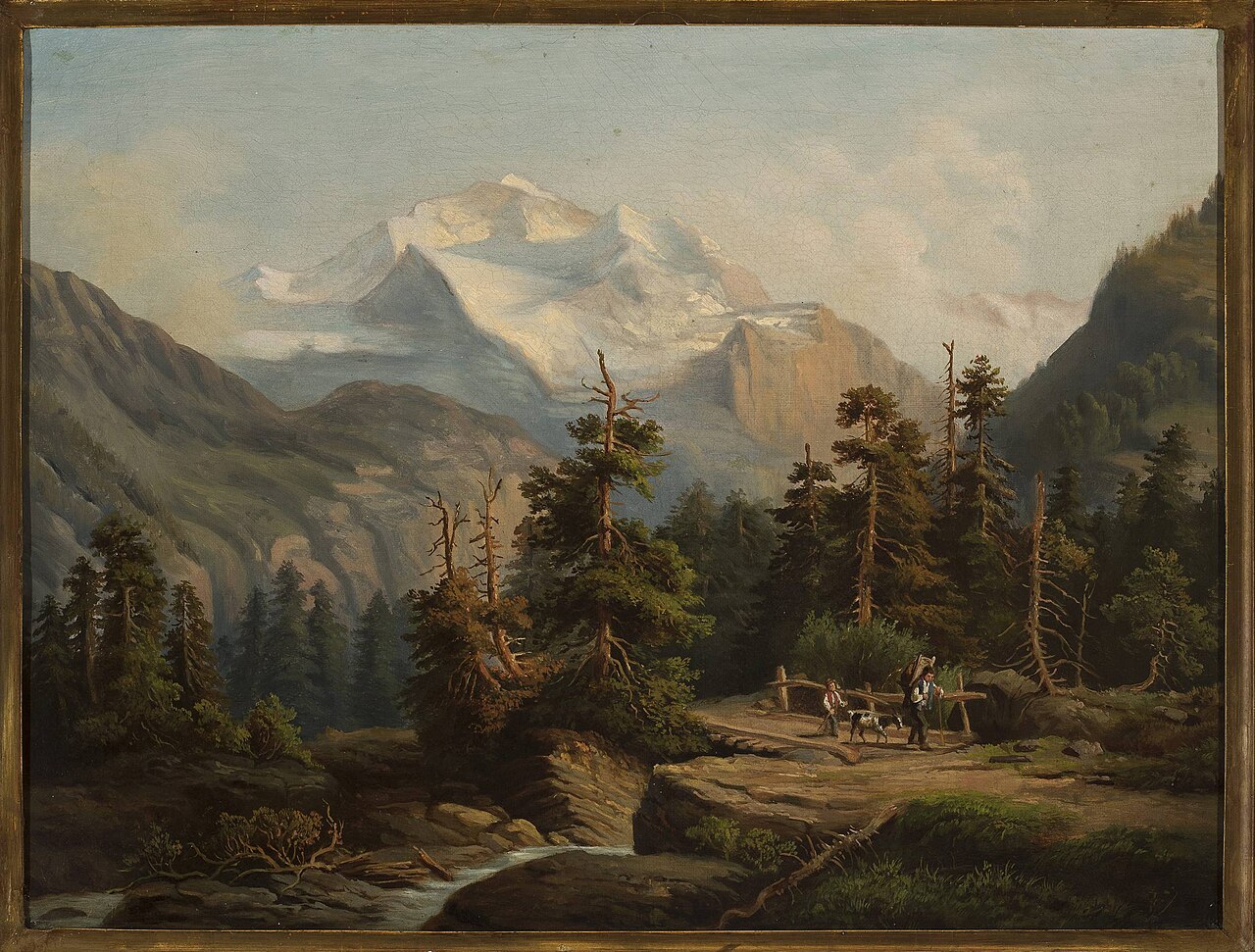 Mountain landscape by Feliks Brzozowski