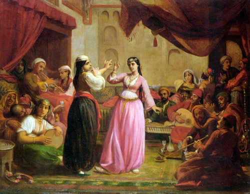 An Evening's Entertainment by Félix-Auguste Clément
