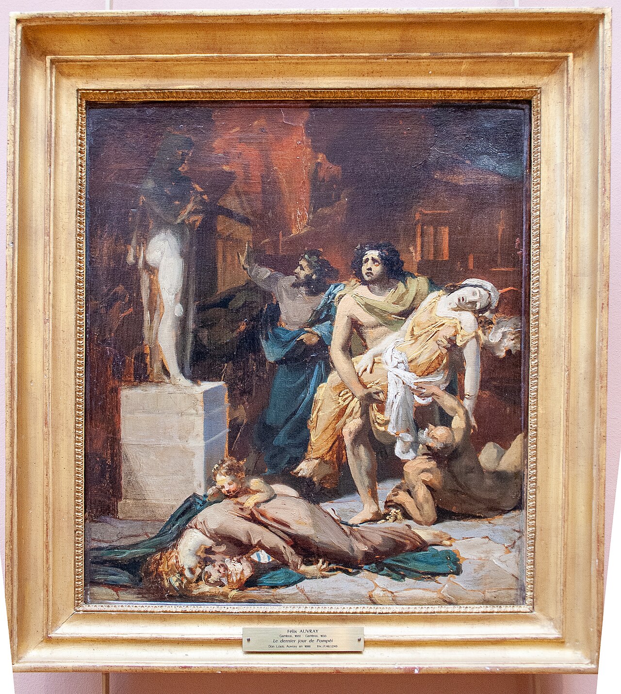 Last Day of Pompeji by Félix Auvray