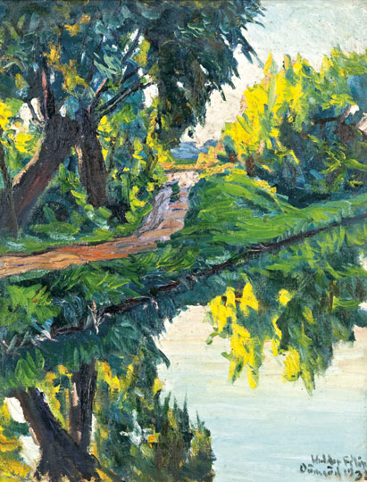 Dömsöd Landscape by Félix Bódog Widder