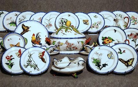 table service Rousseau by Félix Bracquemond