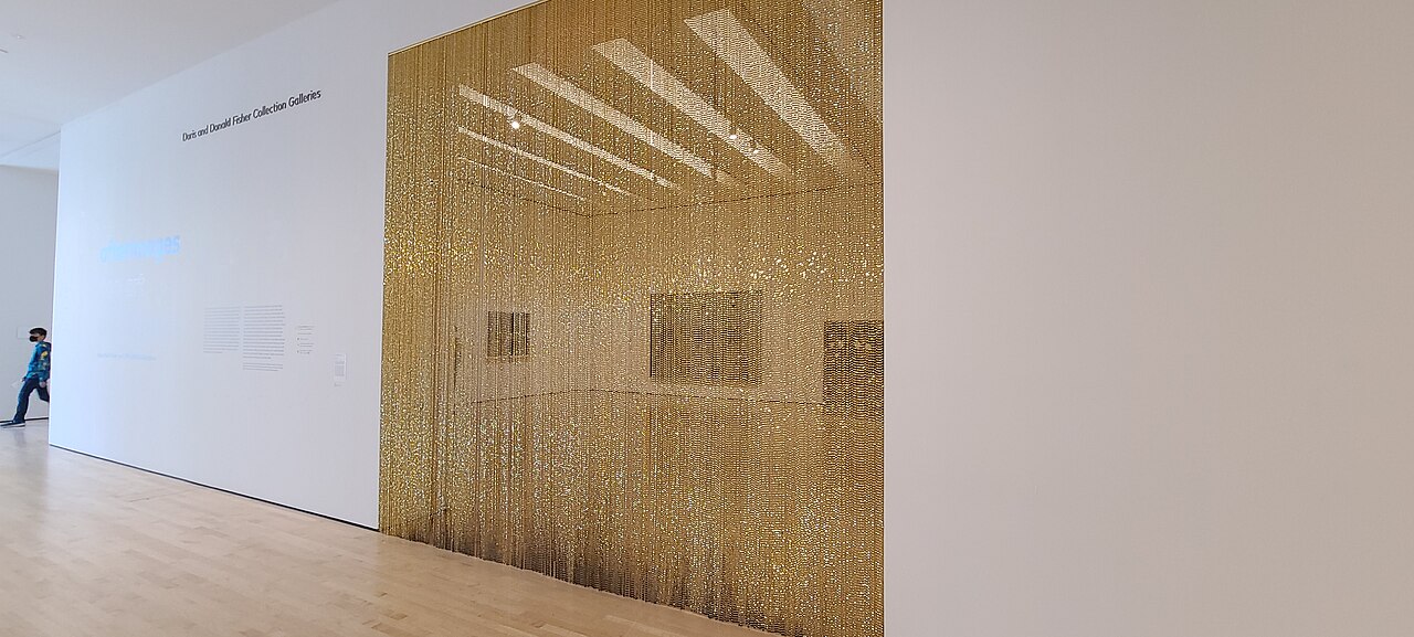 "Untitled" (Golden) by Félix González-Torres