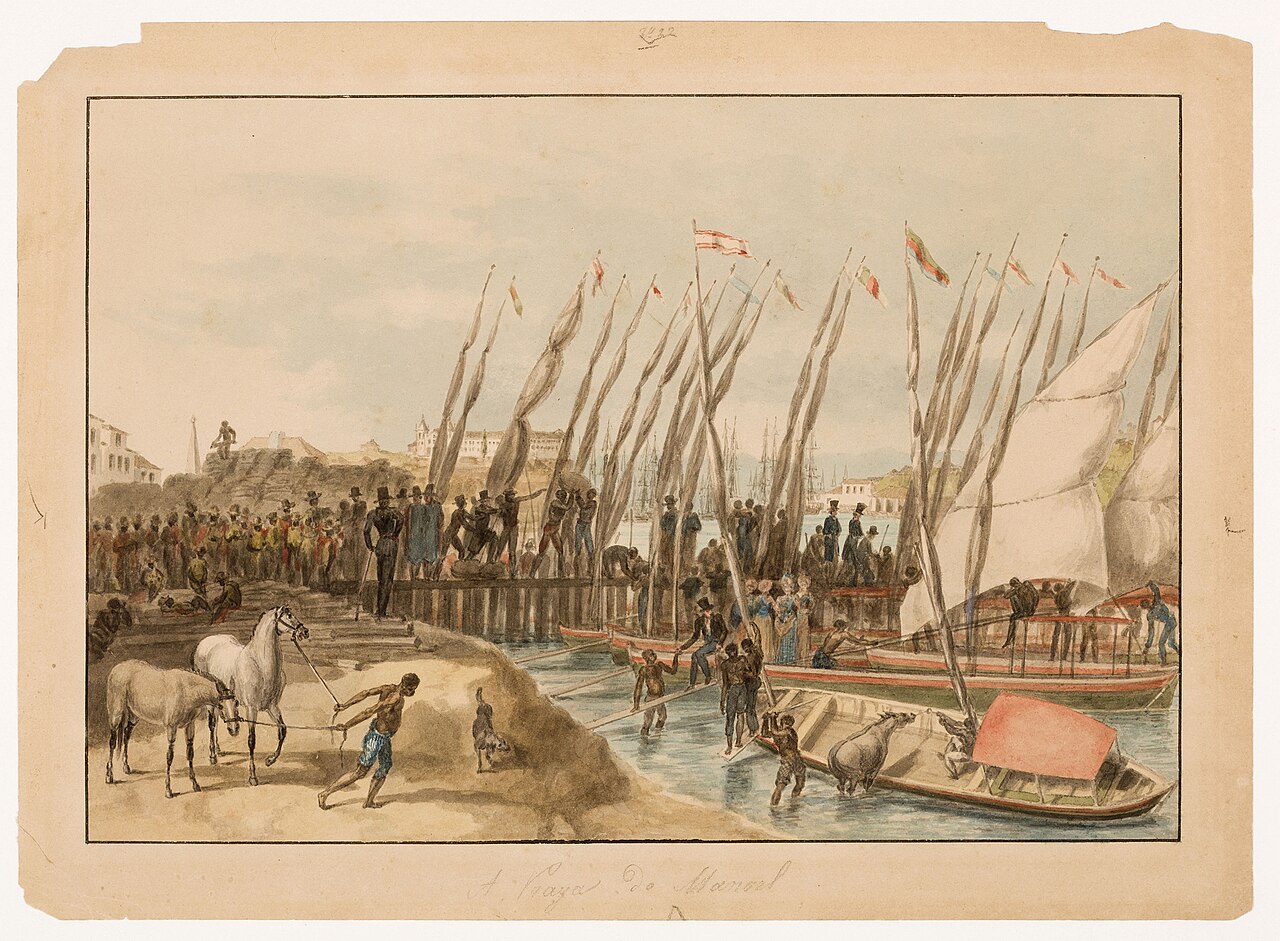 Praia Don Manuel (atribuído) by Félix Taunay, Baron of Taunay