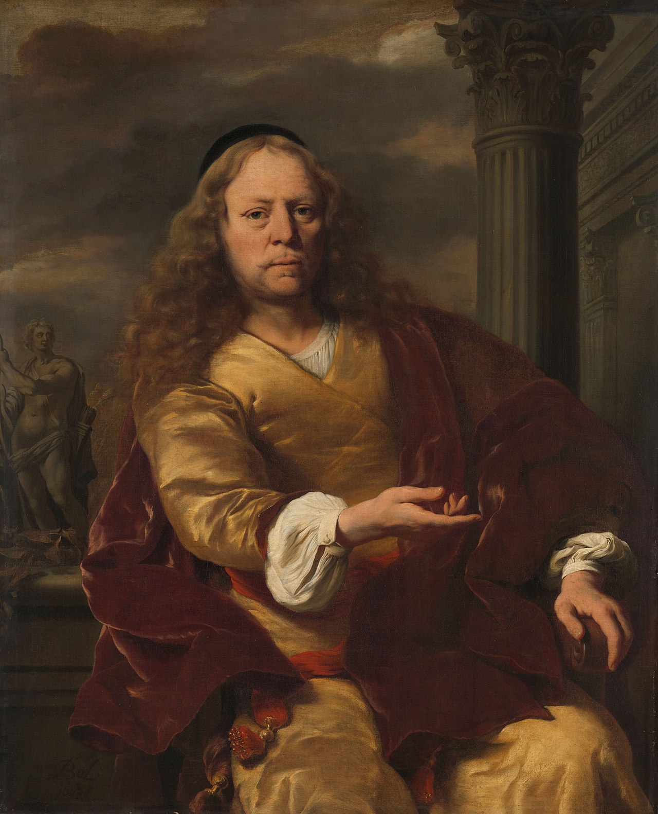 Portrait of a man by Ferdinand Bol