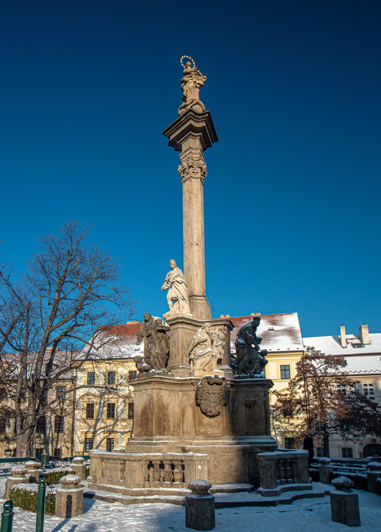 Marian plague column in Hradčany by Ferdinand Brokoff