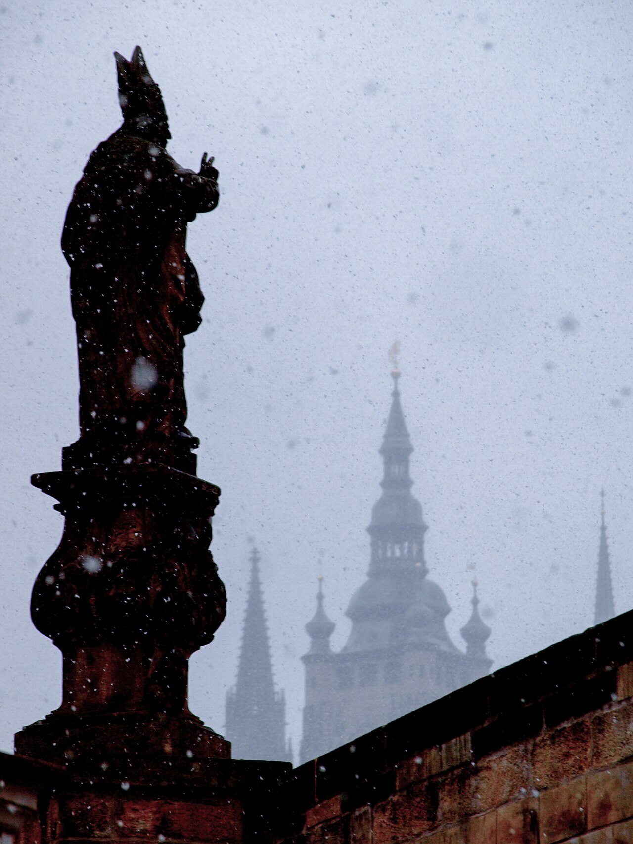 Statue of Adalbert of Prague, Charles Bridge by Ferdinand Brokoff
