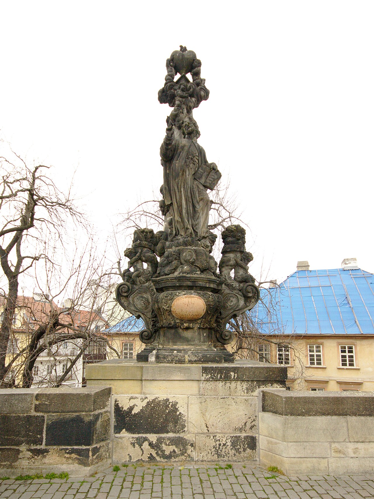 Statue of Saint Cajetan, Charles Bridge by Ferdinand Brokoff