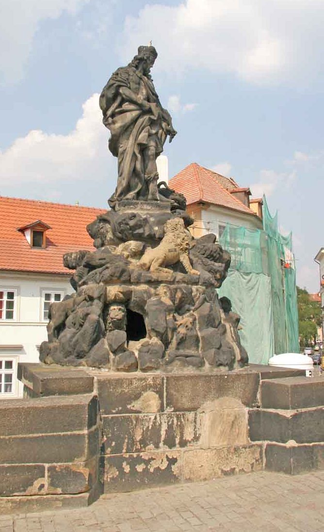 Statue of Vitus, Charles Bridge by Ferdinand Brokoff