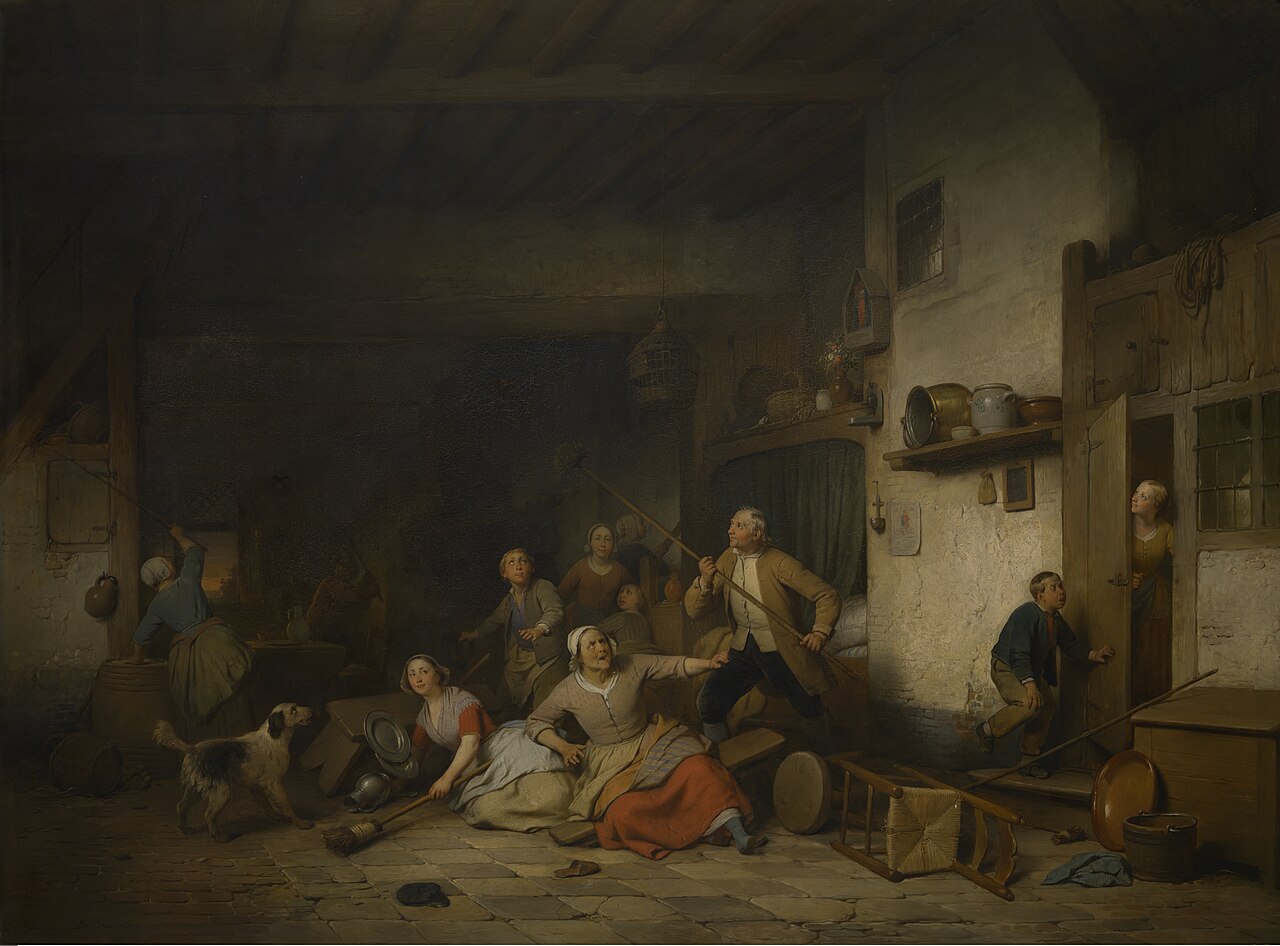 The Bat by Ferdinand de Braekeleer the Elder