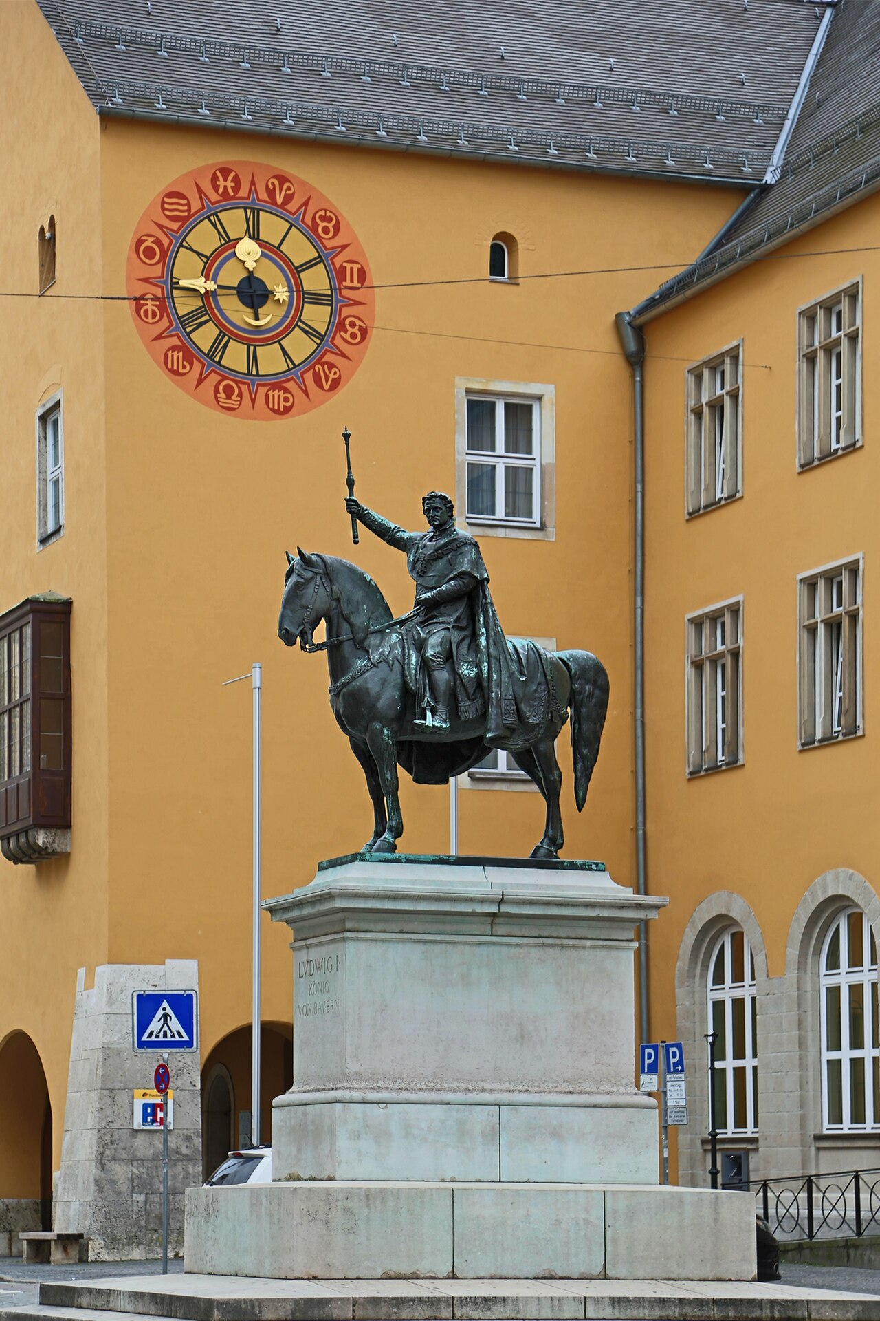 Reiterstandbild für König Ludwig I. von Bayern by Ferdinand Freiherr von Miller
