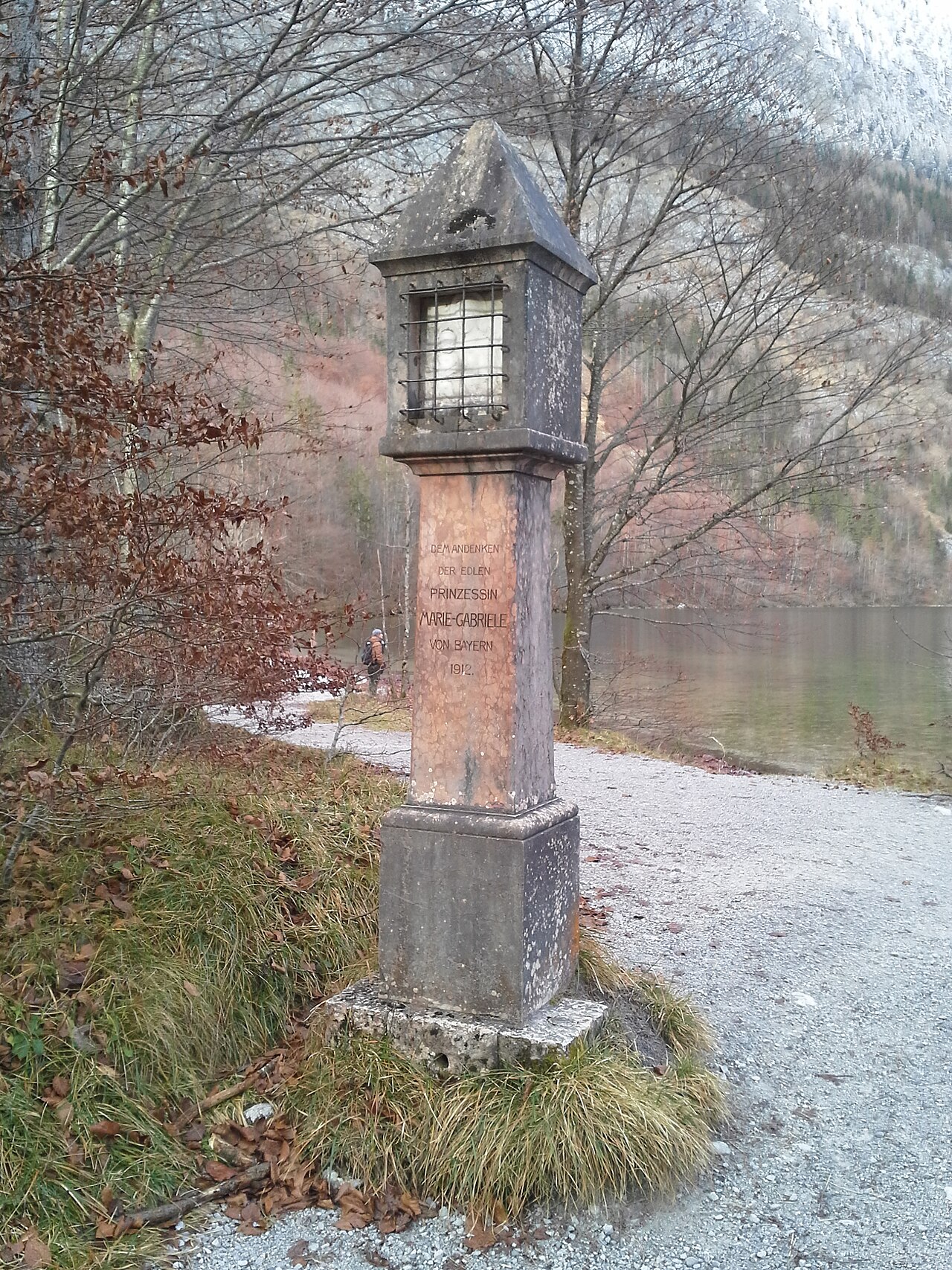 St. Bartholomä, Bildstock by Ferdinand Freiherr von Miller