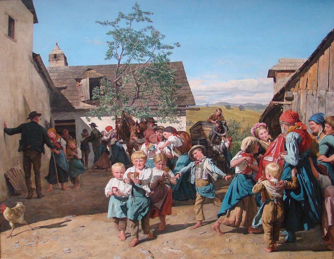 Return from the Church Fair by Ferdinand Georg Waldmüller