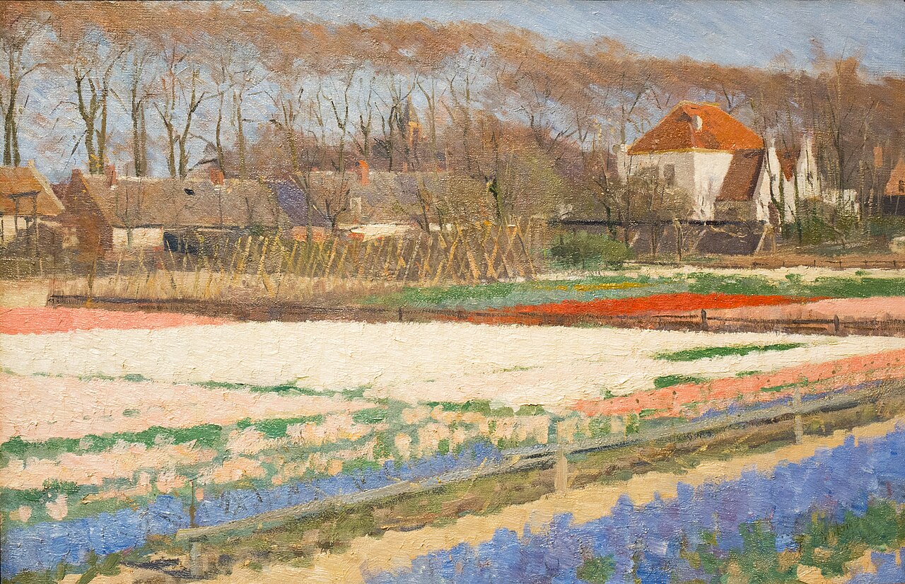 Bollenvelden by Ferdinand Hart Nibbrig
