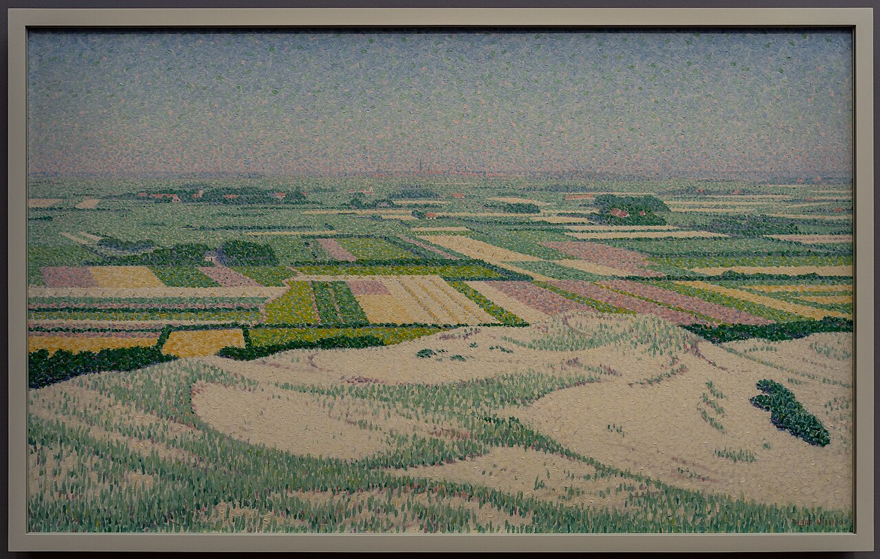 Landscape on the island of Walcheren by Ferdinand Hart Nibbrig