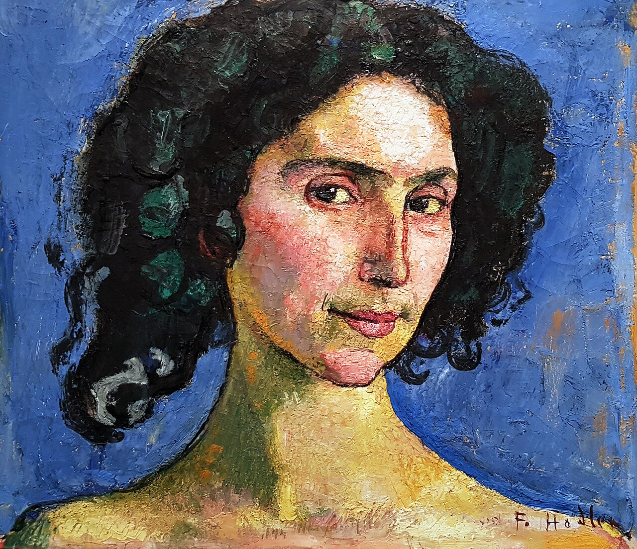 Portrait of the dancer Giulia Leonardi by Ferdinand Hodler