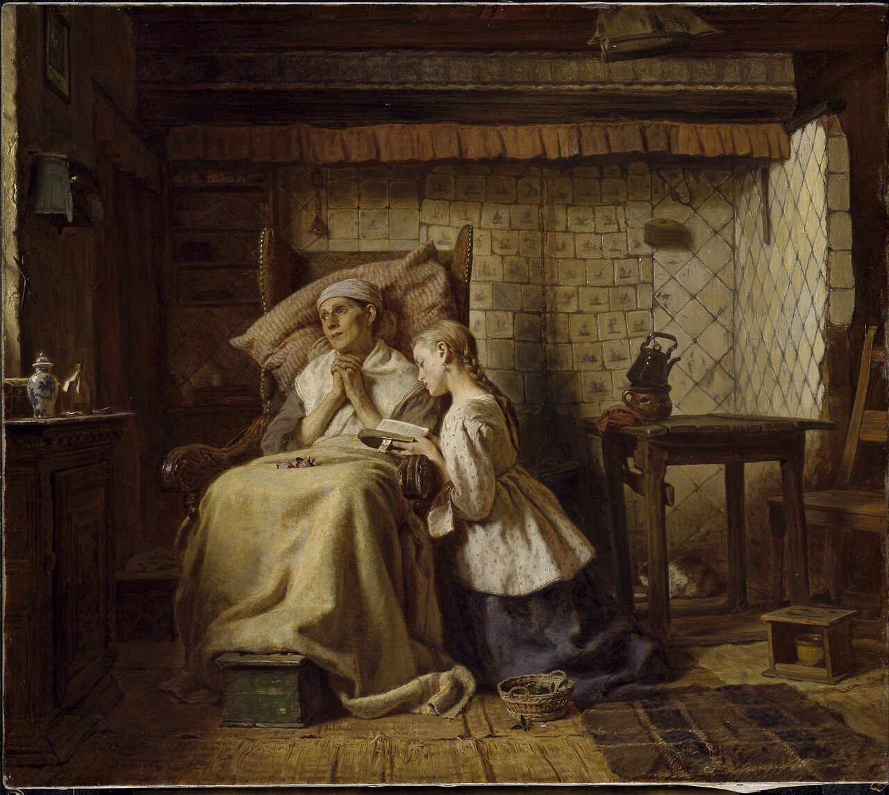 The Convalescent by Ferdinand Julius Fagerlin