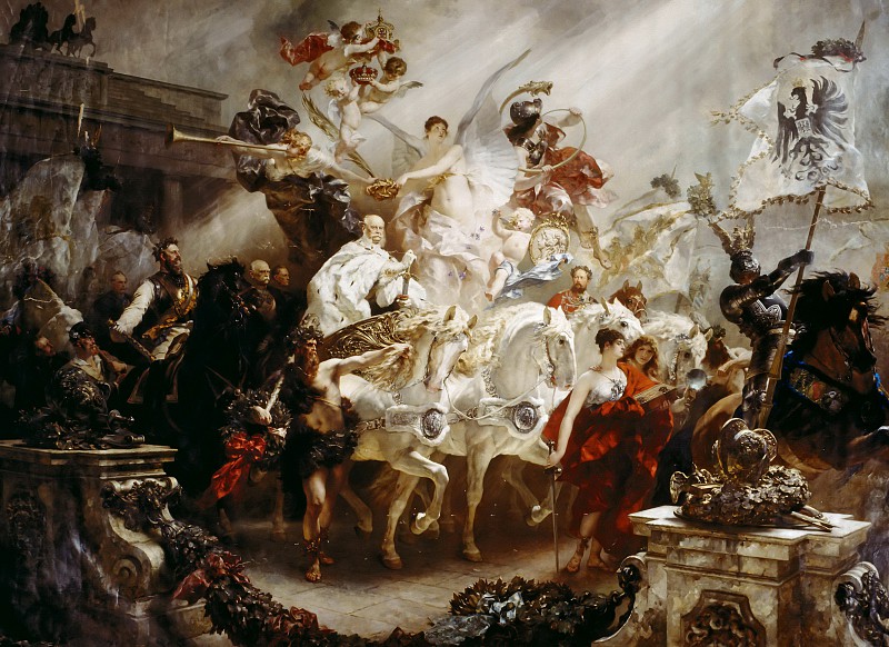 Kaiser Wilhelm the Victorious by Ferdinand Keller