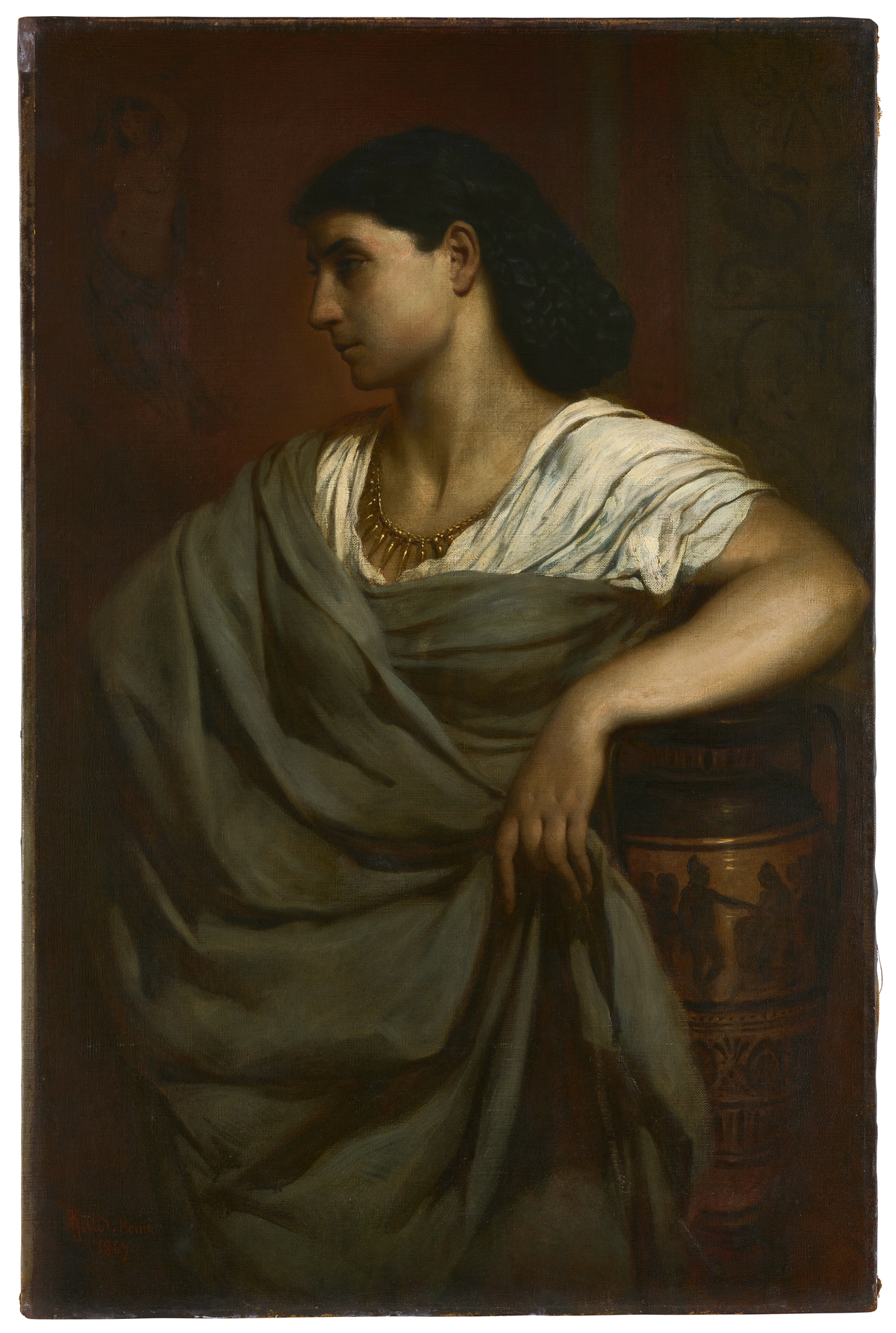 Portrait of Nanna Risi by Ferdinand Keller