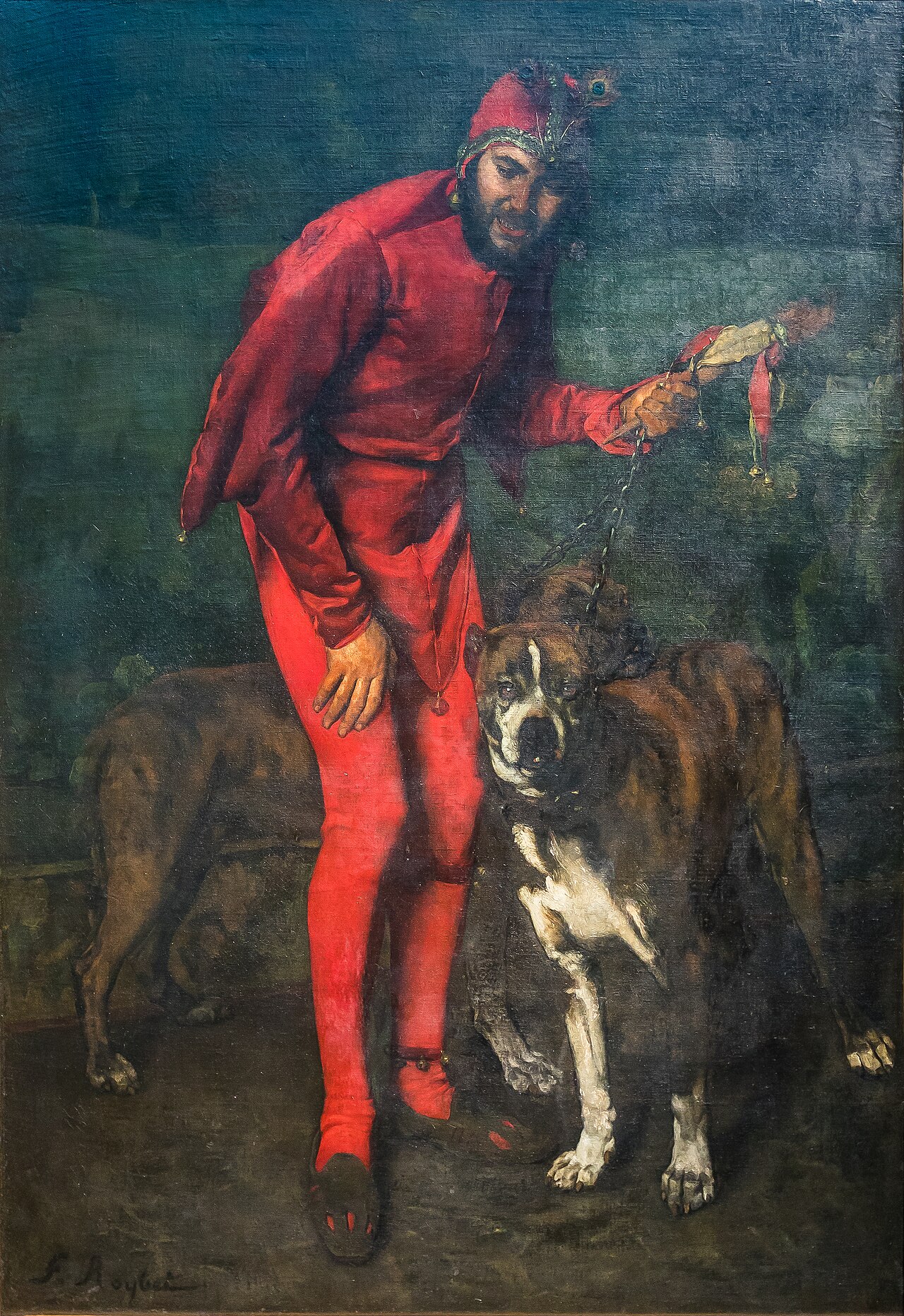 A Jester at the Court of Henri III by Ferdinand Roybet
