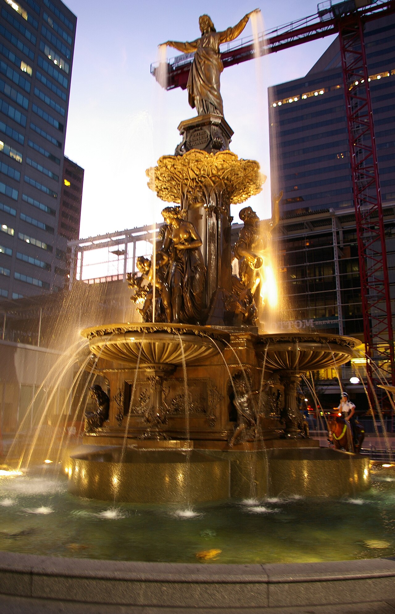 Tyler Davidson Fountain by Ferdinand von Miller